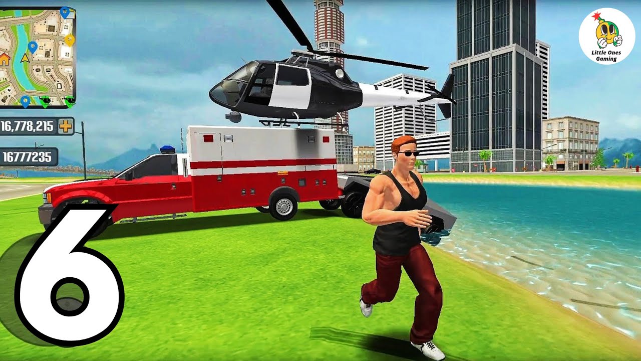 Go To Town 6 : Ambulance, Police Car, Tesla Truck,ATV Bike, Coach Bus Driving In City Simulator