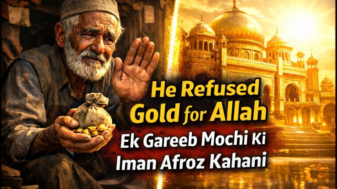 2️⃣He Refused Gold for Allah |  Ek Gareeb Mochi Ki Iman Afroz Kahani | Stories of Islam