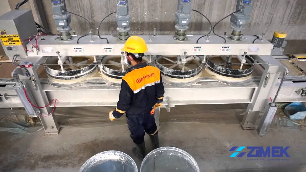 TRAVERTEN FAYANS İŞLEME HATTI / TRAVERTINE TILE PROCESSING LINE