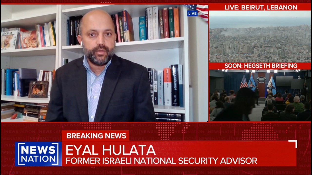 Eyal Hulata on Secretary Hegseth to brief media on Iran conflict – NewsNation