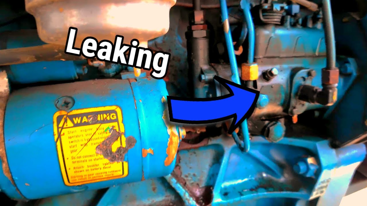 Ford 3910 injection pump is leaking badly