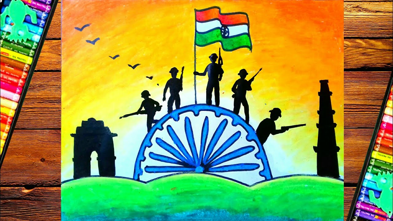 independence day drawing ideas