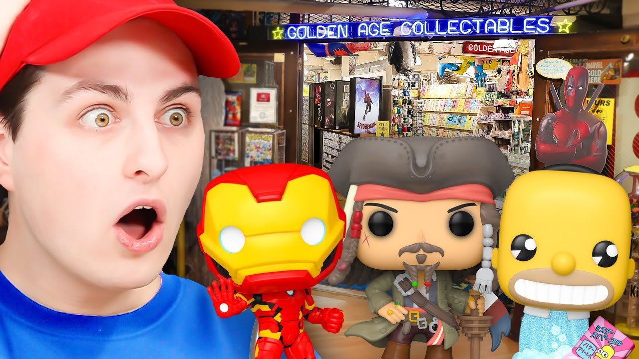 I Visited The Worlds Oldest Comic Book Store! (Funko Pop Hunting)