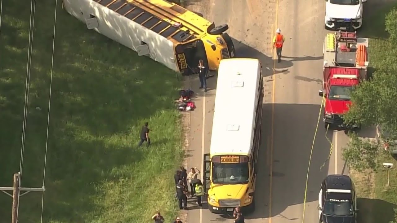 What we know about the Cleveland ISD school bus that crashed while carrying students