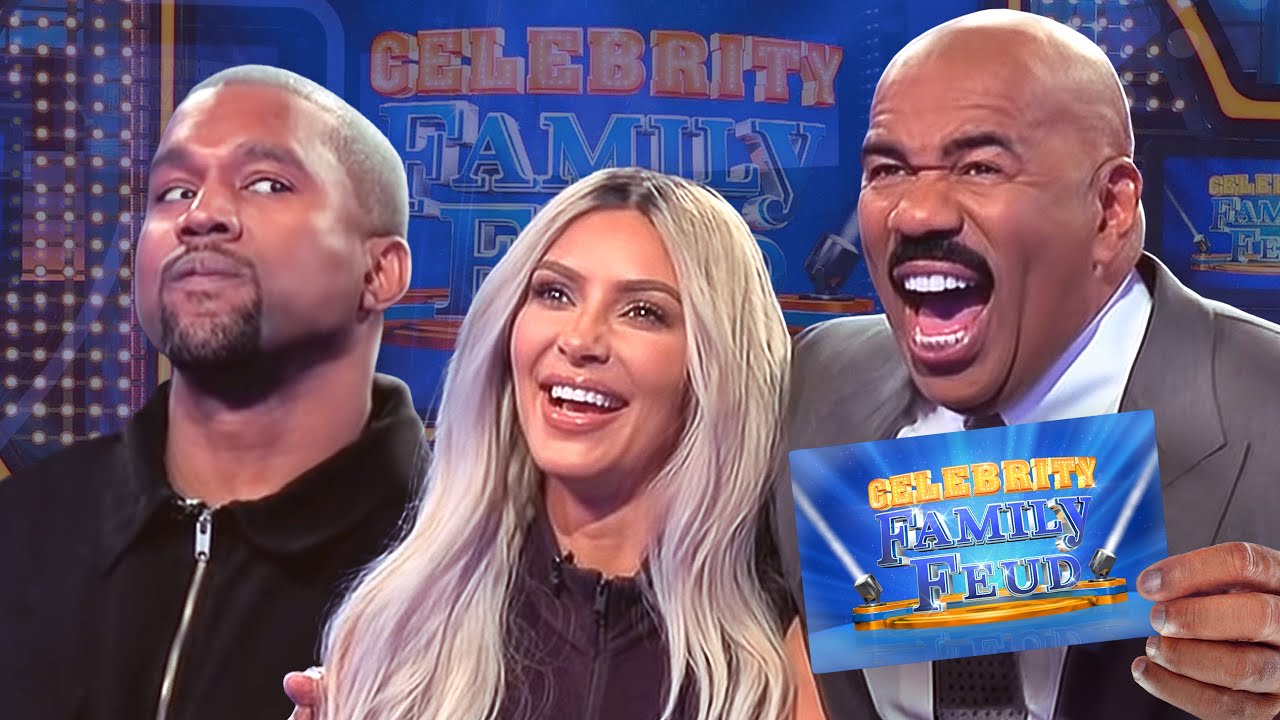 Kim & Kanye and the Kardashians clash! All the CRAZIEST MOMENTS!!! | Celebrity Family Feud