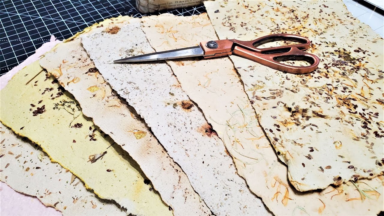 How to Make Handmade Paper! Easy Step by Step Tutorial for Beginners! The Paper Outpost! :)