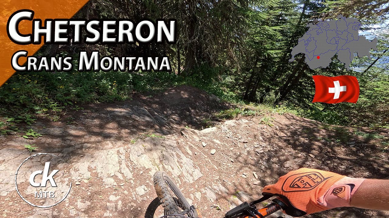 Crans Montana - Schwarzer Trail Chetseron | Full Run | Video #3 | Merida ONE-SIXTY | ck MTB