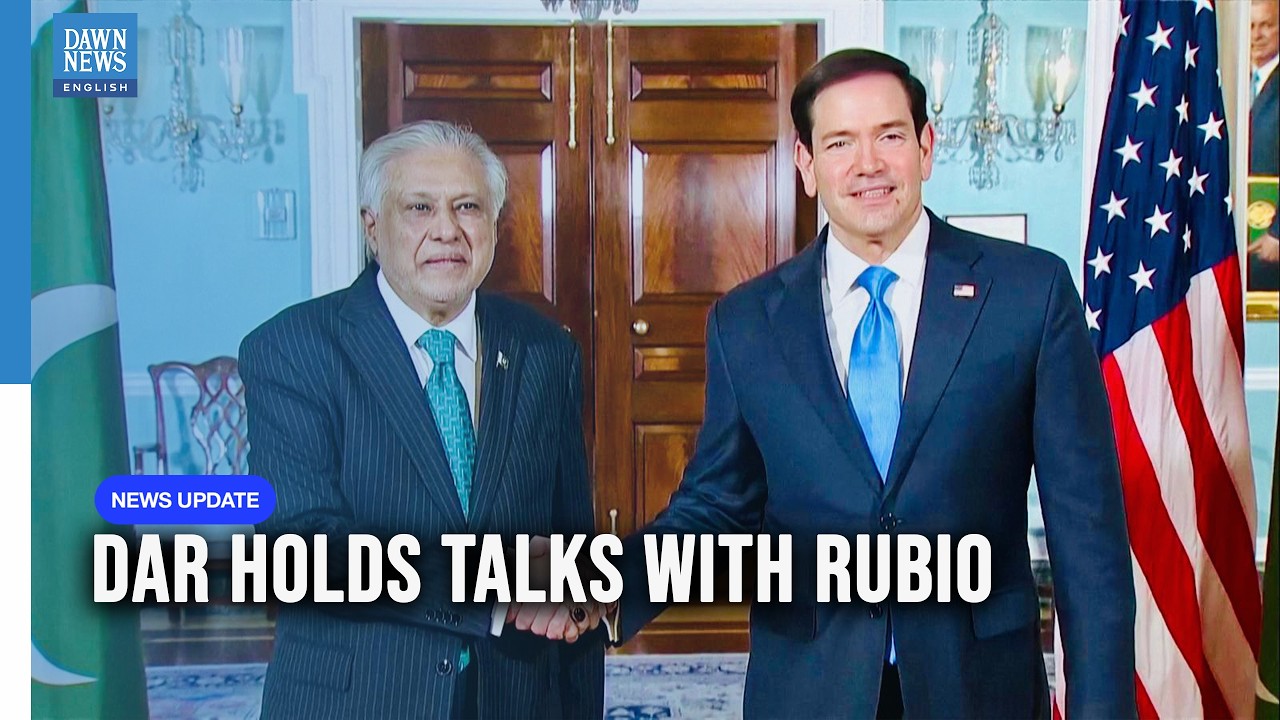 Rubio Thanks Dar for Pakistan's Constructive Role in Mediation Between US, Iran | Dawn News English