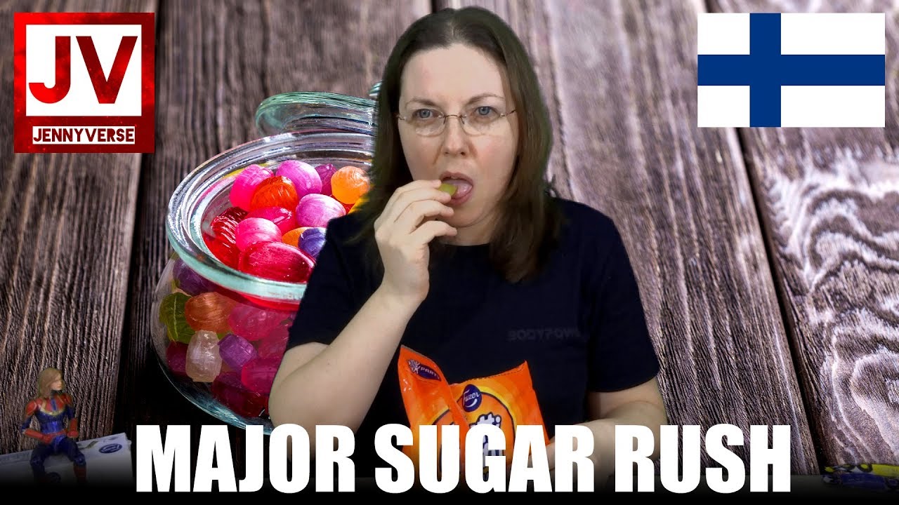 TASTING FINNISH SWEETS PARTY! Fazer Candy Store Vegan Friendly Box from Finland