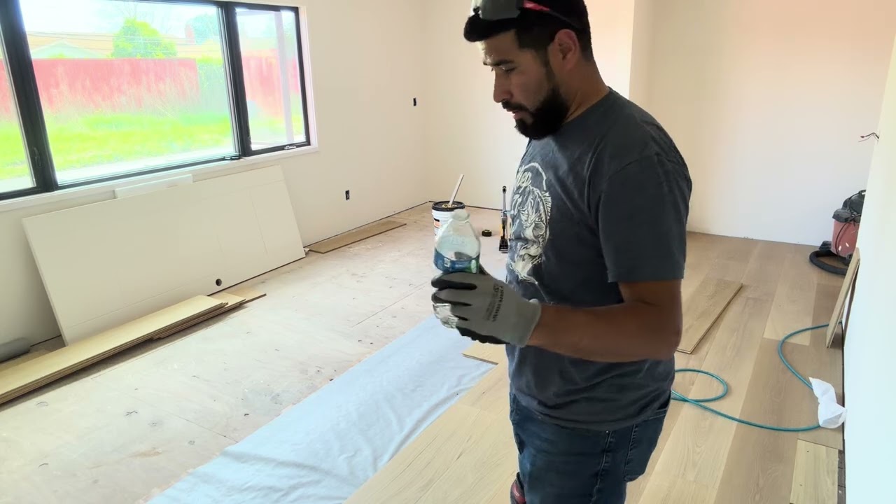 Trabajando en el piso 