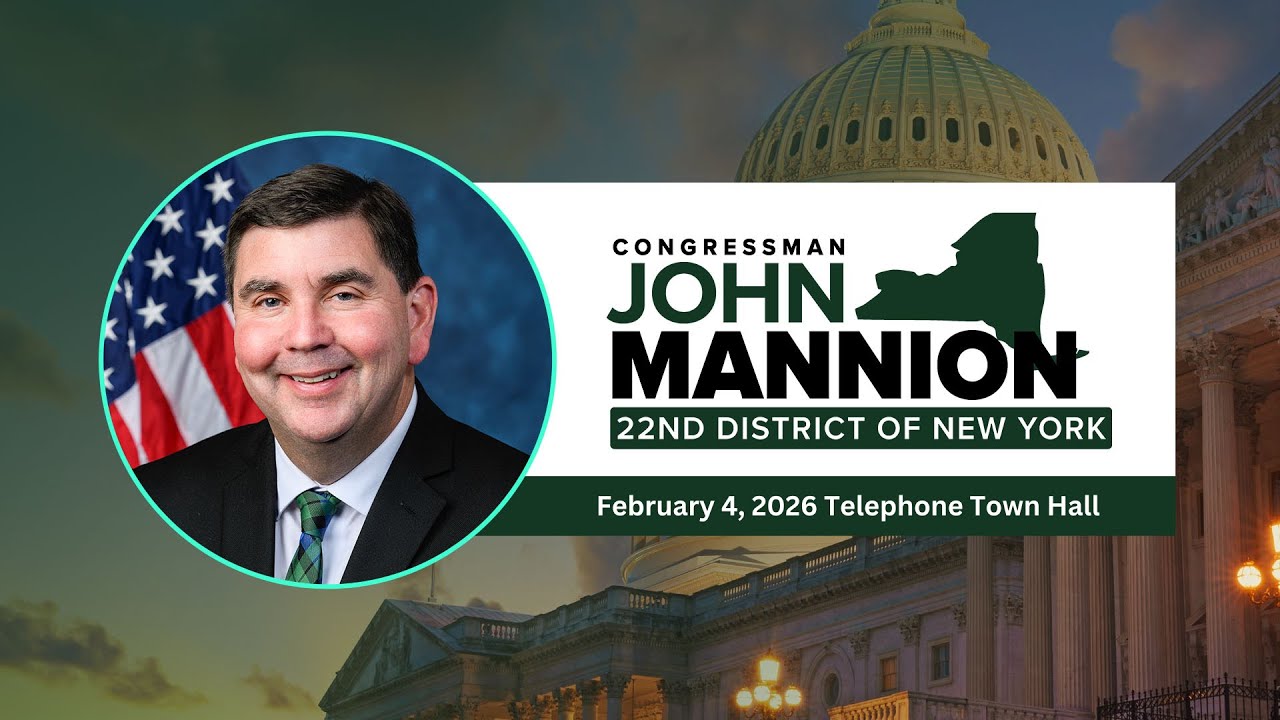 Representative John W. Mannion Hosts Telephone Town Hall January 2026