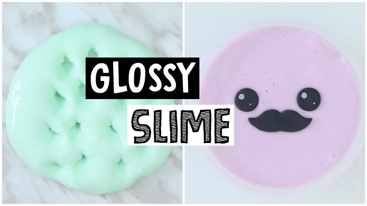 ODDLY SATISFYING DIY GLOSSY SLIME - Viral INSTAGRAM Slime!