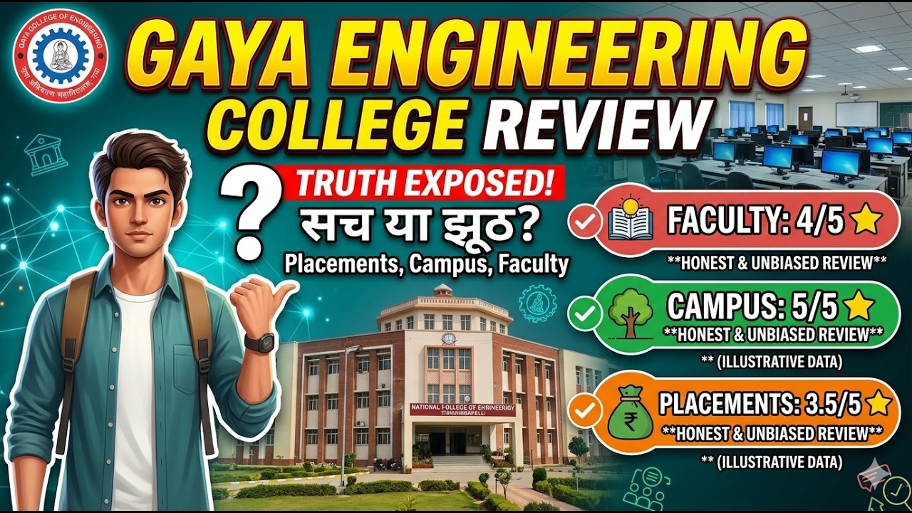GCE Gaya Review 2026 😱 | Reality of Gaya College of Engineering