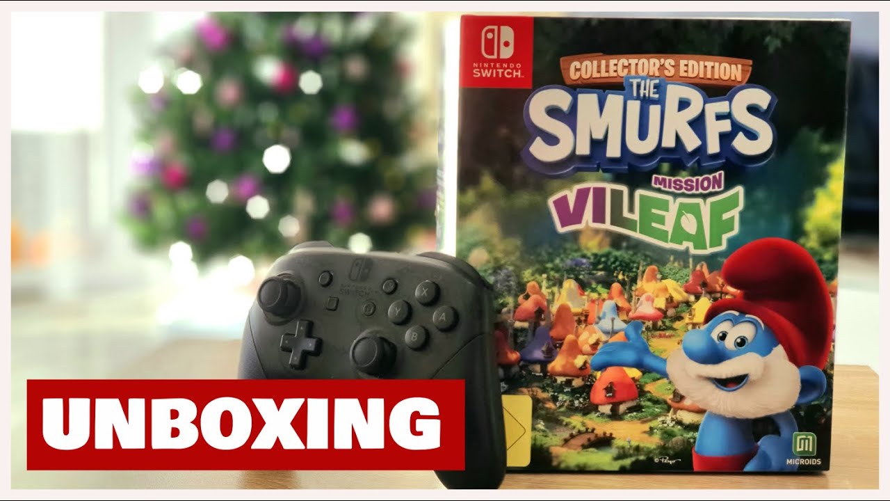 Ausgepackt - Die Schlümpfe Mission Blattpest Collectors Edition Switch