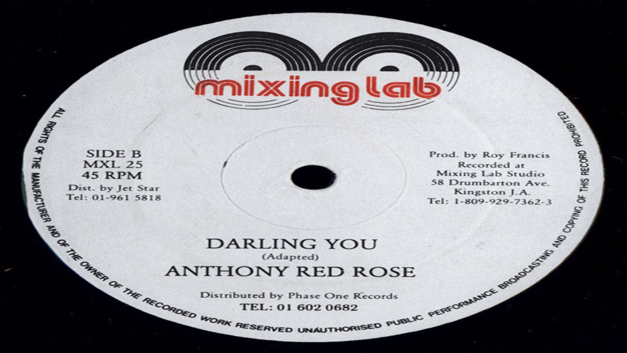 Anthony Red Rose - Darling You