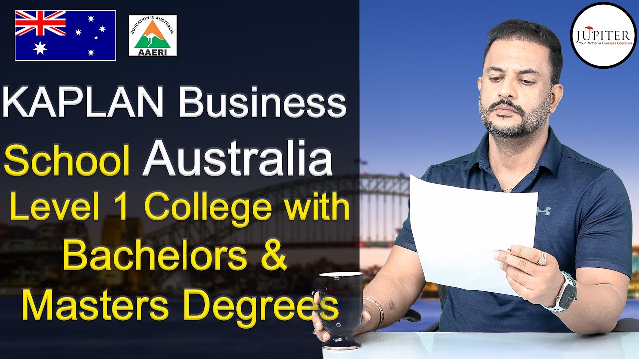 KAPLAN Business School Australia 🇦🇺 | Level 1 Collge with Bachelors & Masters Degrees🤩