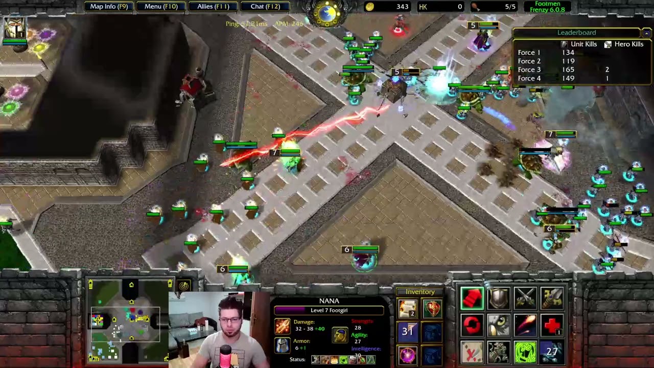 FOOTMEN 6.0.8 FOOTGIRL FOR THE WIN AND ABSOLUTE DOMINATION ON HER SPELLS - DARKUNIT GAME