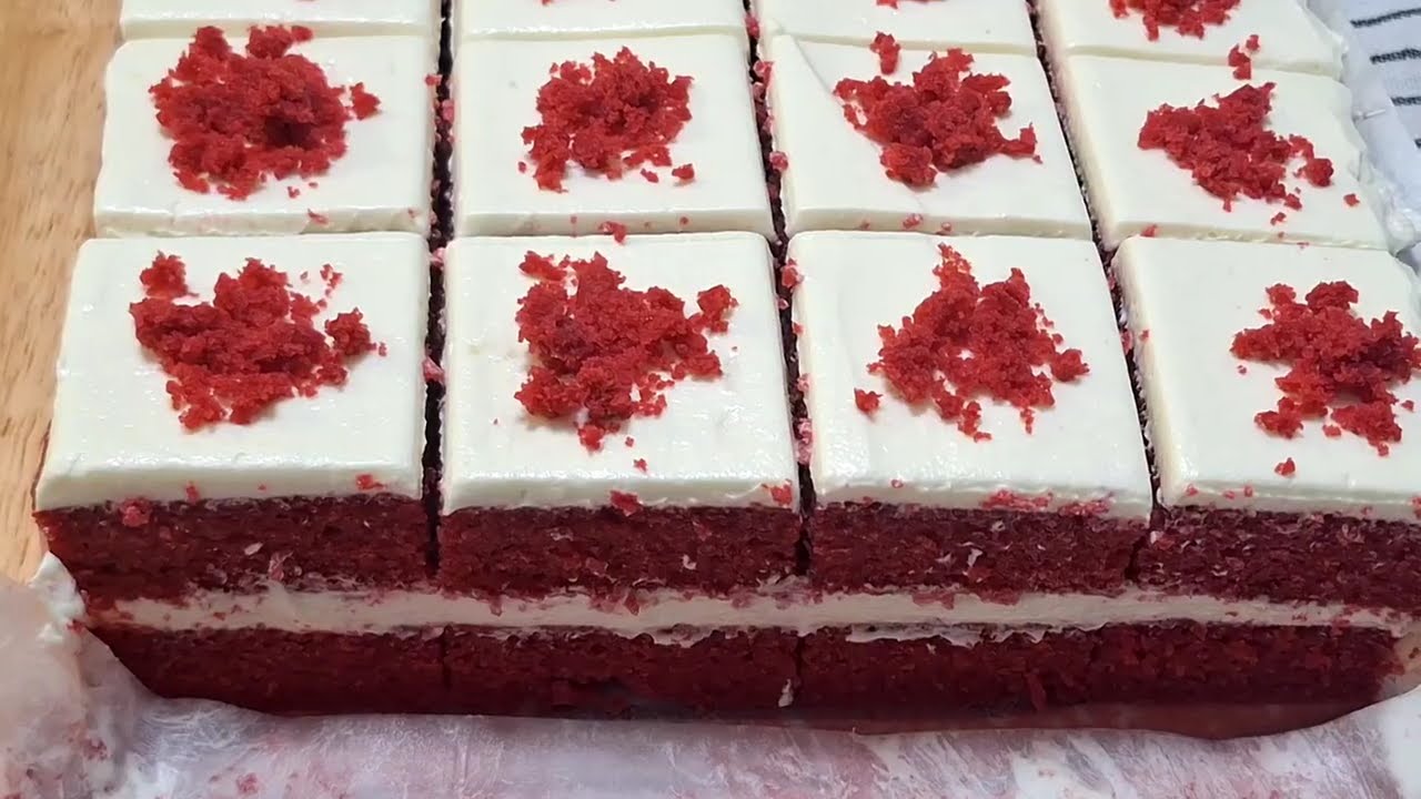 Redvelvet Recipe | เรดเวลเวทเค้ก | Creamcheese Frosting |  by ครัวสุขใจ