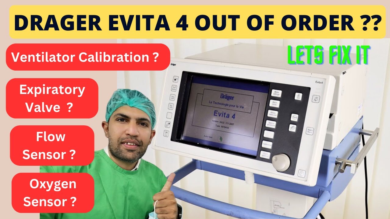 How to repair ICU ventilator | Drager Evita ventilator problem | The Biomed dude #dräger #ventilator