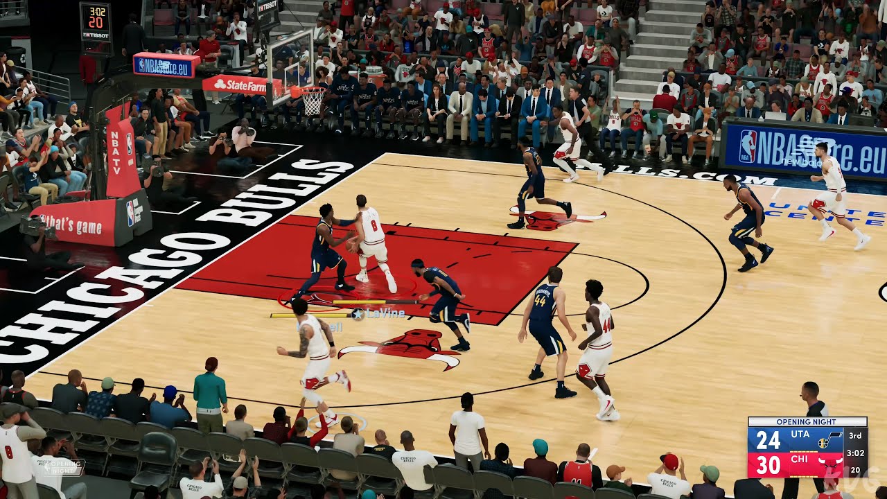 NBA 2K22 - Utah Jazz vs Chicago Bulls - Gameplay (PS5 UHD) [4K60FPS]