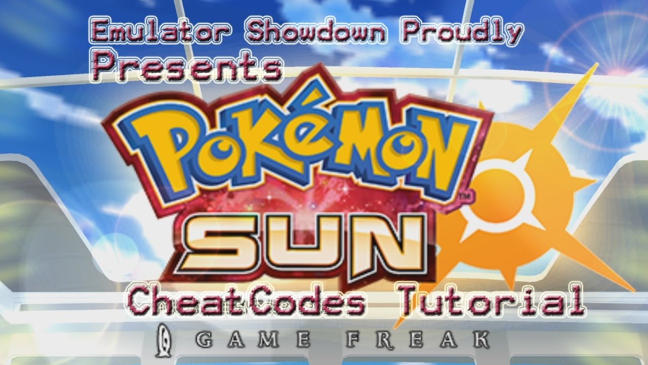 Citra | Pokemon Sun & Moon Cheat Tutorial: How to add & use Gateway Cheats !