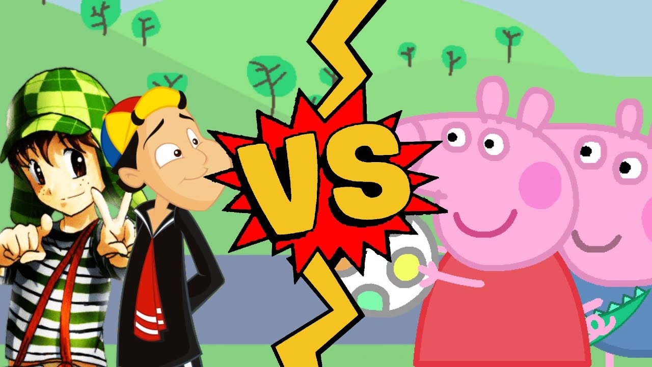 M.U.G.E.N. Battles | El Chavo/Quico vs Peppa Pig/George Pig | El Chavo del 8 vs Peppa Pig