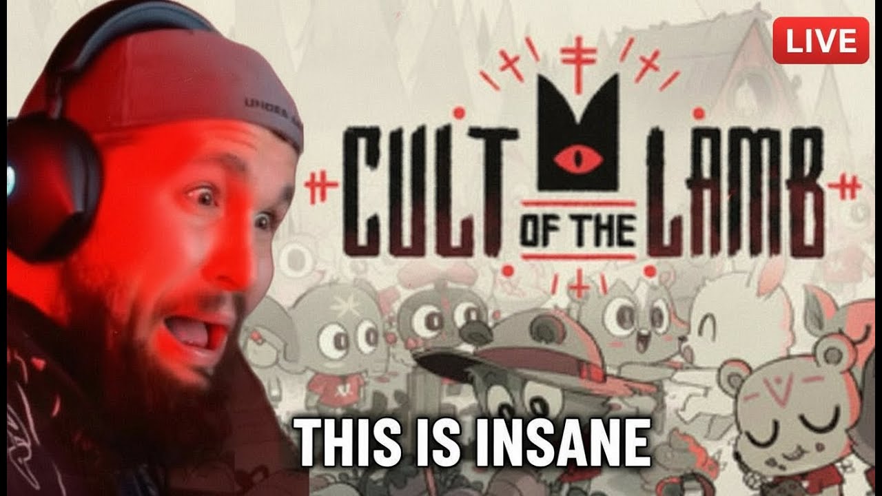 This CUTE Horror Game SHOCKED Me | Cult of the Lamb Gameplay