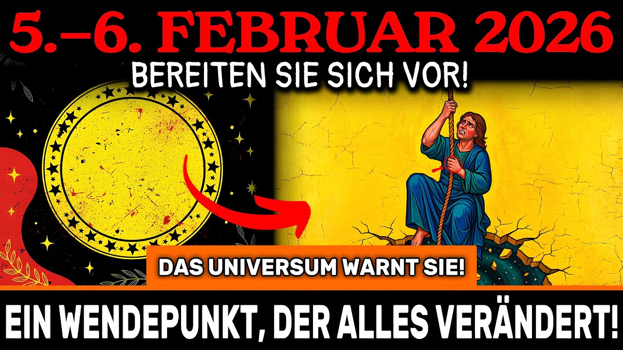 DRINGEND! GROSSE VERÄNDERUNG NAHT! 5.–6. Feb – das Universum bereitet einen WENDEPUNKT vor!