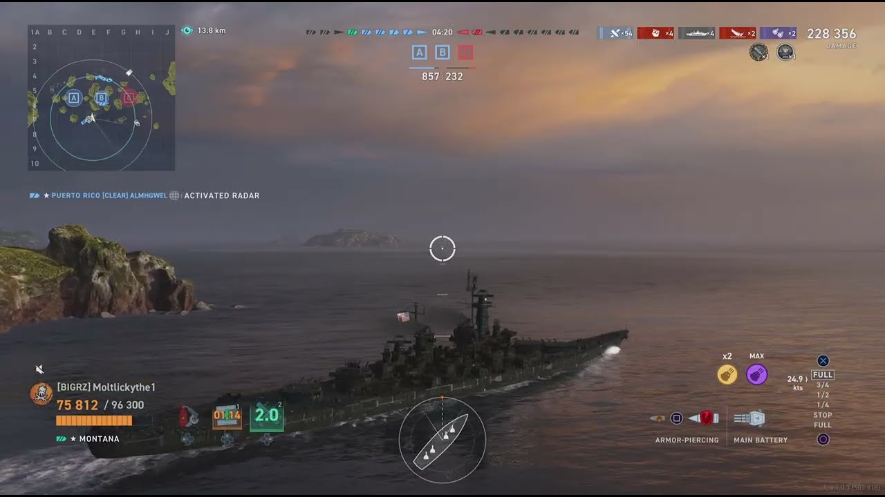 Montana hunting broadsides, Wows Legends