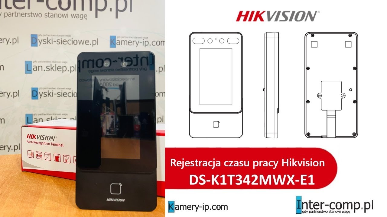 Rejestracja czasu pracy (RCP) Hikvision - www.kamery-ip.com
