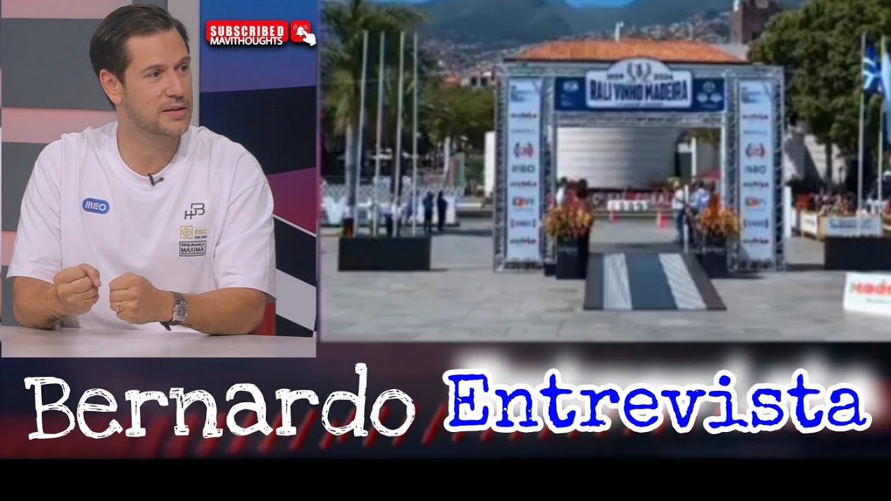 Entrevista: O Nosso Querido Piloto Bernardo Sousa a Comentar o RVM na RTP Madeira 🥹🫶❤️👏 | Brunardo 🤍
