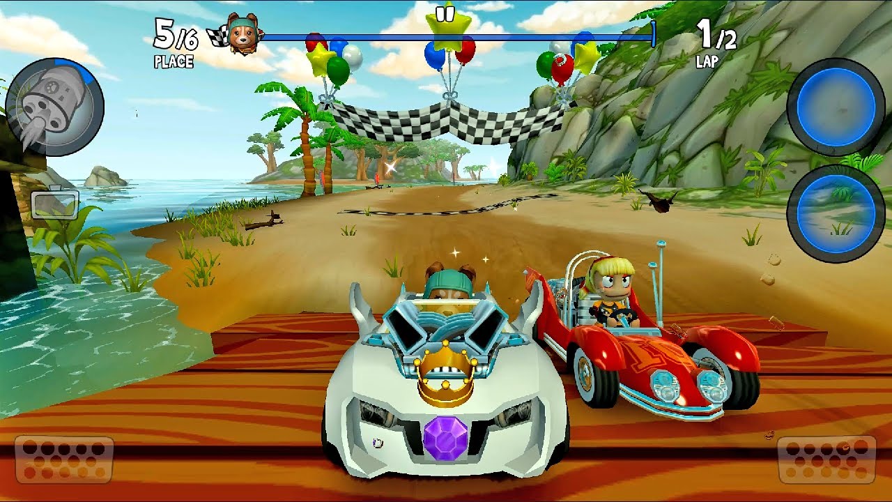 White Twinduction with NOVA | Beach Buggy Racing 2