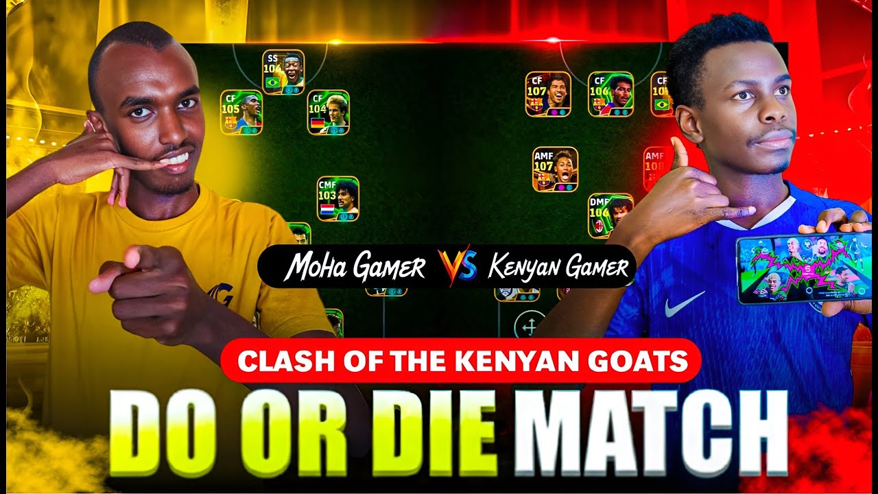 MohaGamer254 VS KenyanGamer254.CLASH OF KENYAN EFOOTBALL STREAMERS