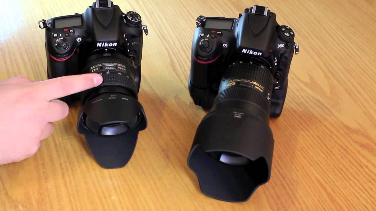 Nikon D600 vs D800