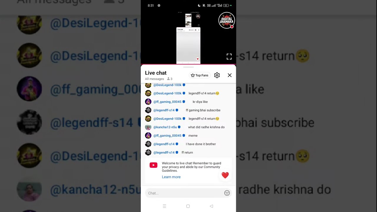 Live Stream Number :- 155