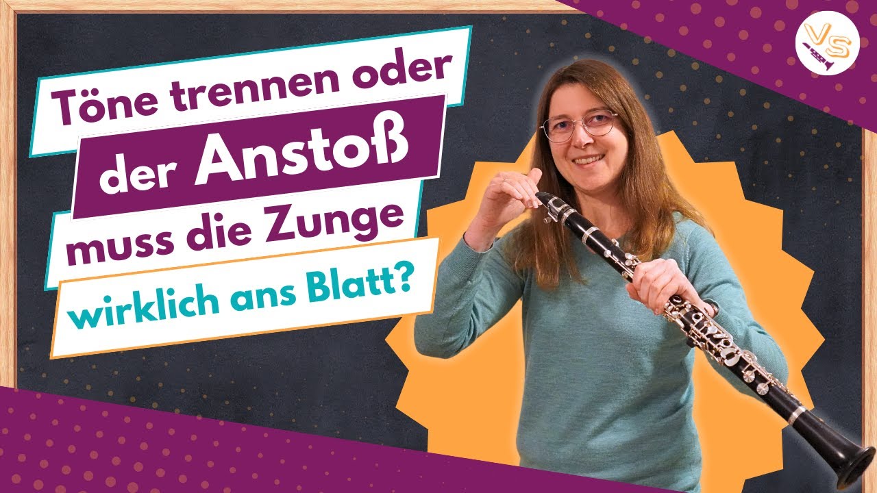 Muss die Zunge wirklich ans Blatt beim Anstoß?