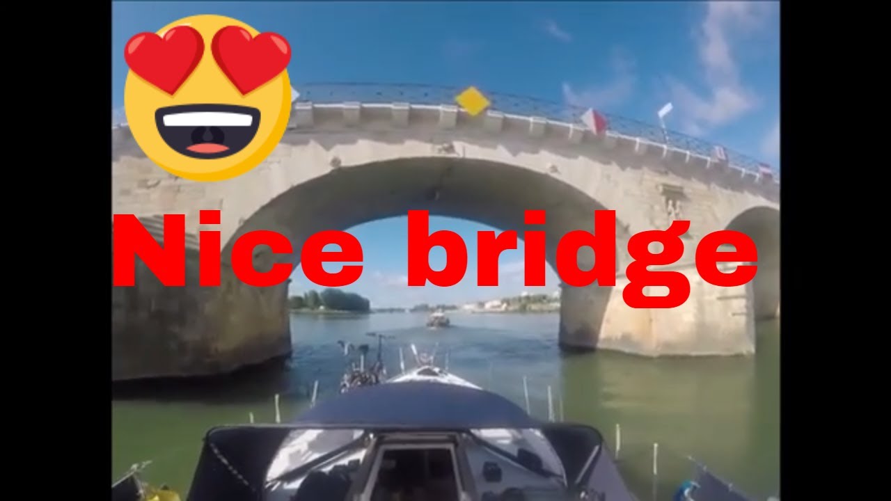 Cruising French canal  Saone from Chalon- Lyon