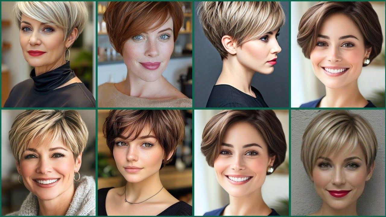 Stylish and most beautiful pixie Bob short haircut hair dry colour ideas
