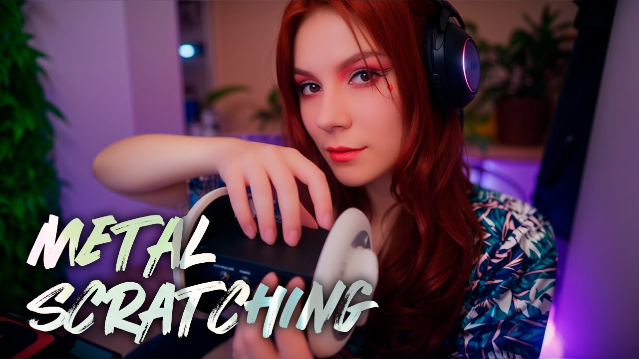 ASMR 3Dio Scratching 💎 No Talking, Brain Scratches, Metal Scratching