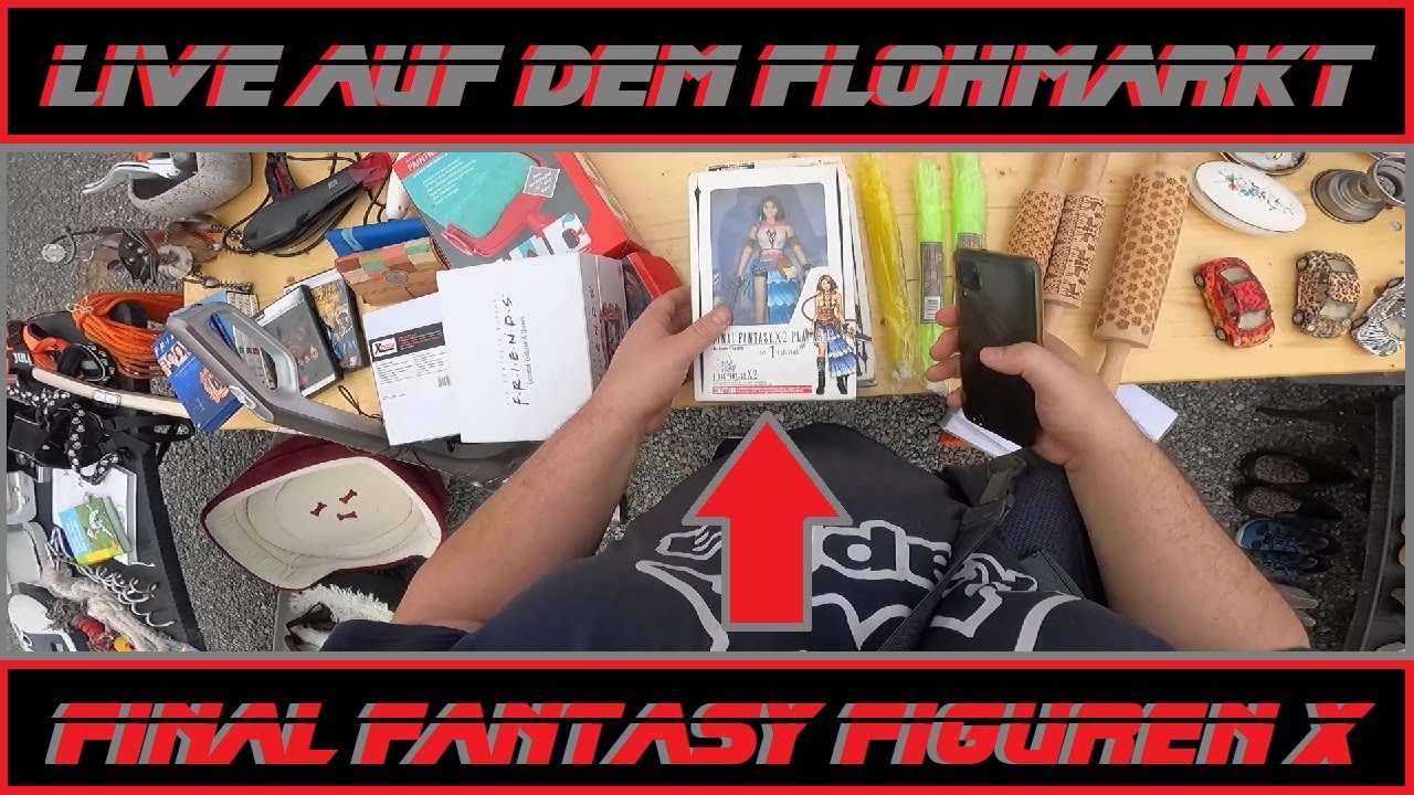 Live auf dem Flohmarkt #17 PS2 Gral - Sealed Final Fantasy Figuren, eine sprechende Monster AG Figur