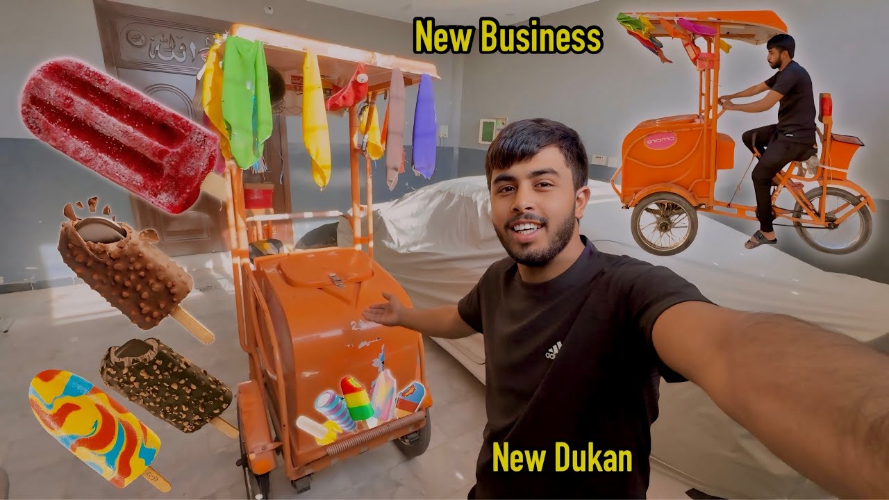 My New Shop🍦Garmi Mein Ice Cream 🍨 Ki Dukan Laga Lee 😍 Zohaib Pendu | Zohaib Sabir