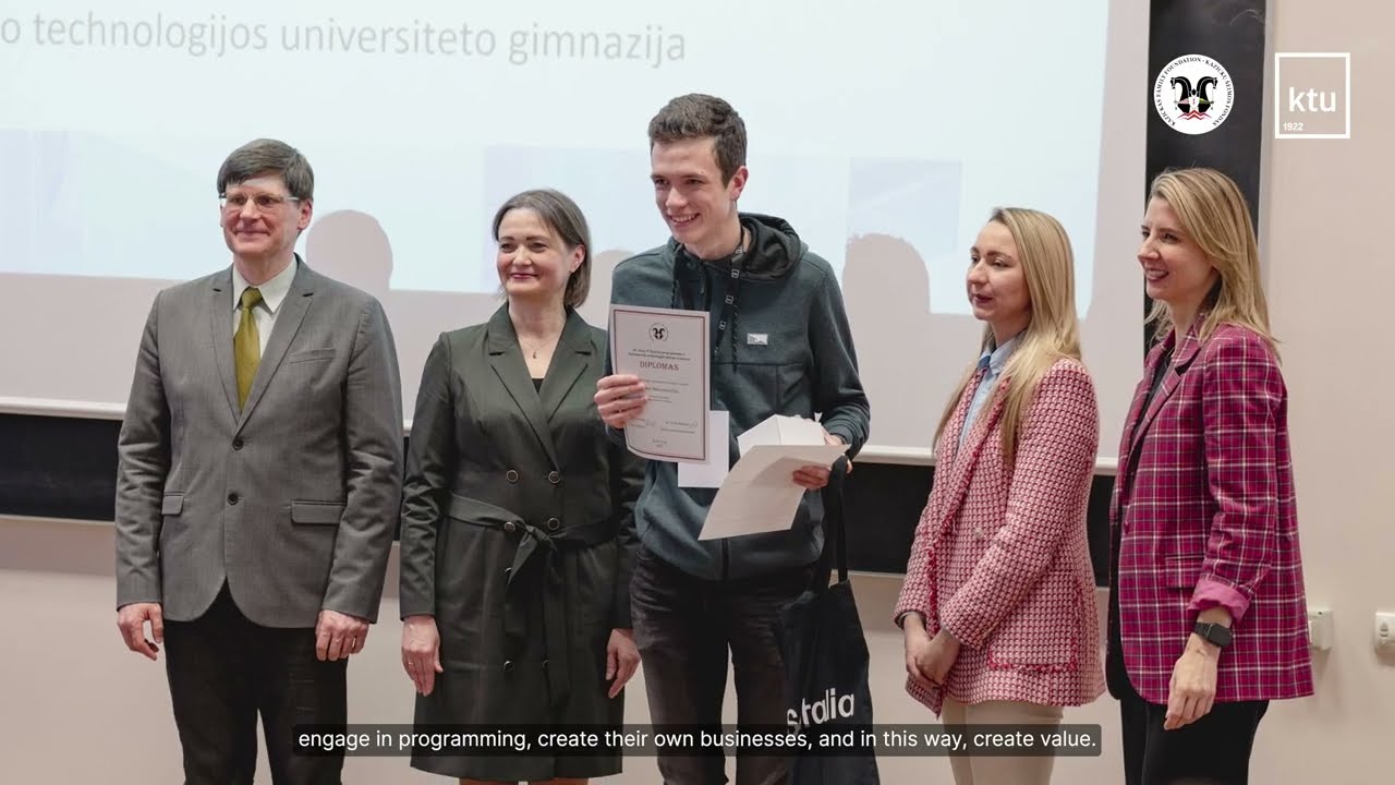 KTU ir Kazickų šeimos fondo bendradarbiavimas | KTU and the Kazickas Family Foundation Cooperation