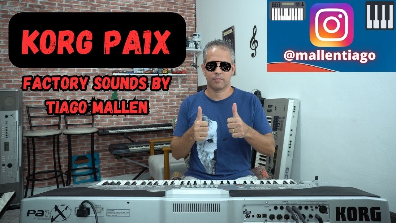 KORG PA1X (FACTORY SOUNDS) by TIAGO MALLEN (ARRANJADOR COM PUNCH DE TRITON) LINK NA DESCRIÇÃO!