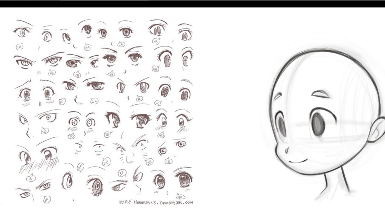 How to draw a character head in Photoshop using XP-PEN tablet Basic Tutorial
