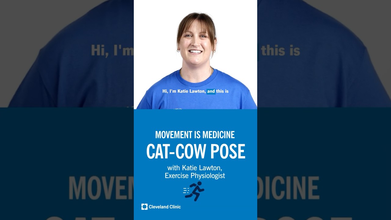 How to do a cat-cow yoga pose.