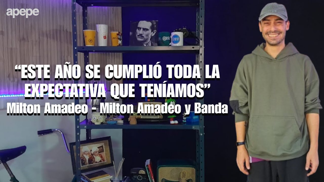 MILTON AMADEO Y BANDA SE PRESENTAN EN BAH&Iacute;A: &ldquo;ESTE A&Ntilde;O SE CUMPLI&Oacute; TODA LA EXPECTATIVA QUE TEN&Iacute;AMOS&rdquo;