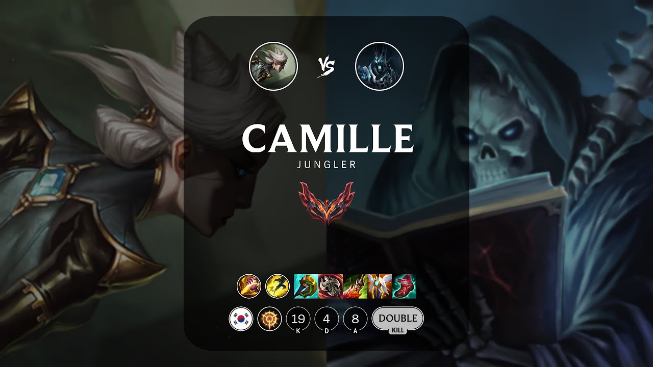 Camille Jungle vs Karthus - KR Grandmaster Patch 12.22