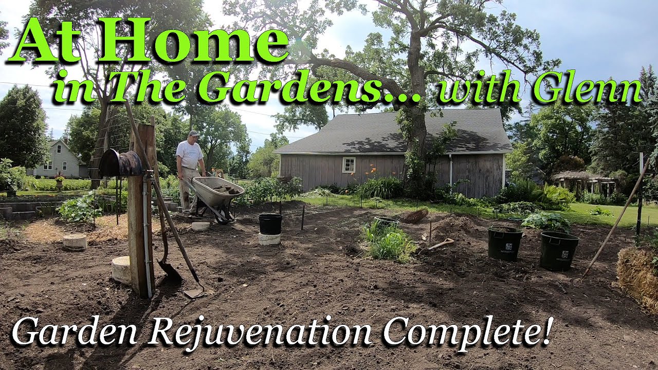 Last of the weeds Garden Rejuvenation Complete! At Home in The Gardens