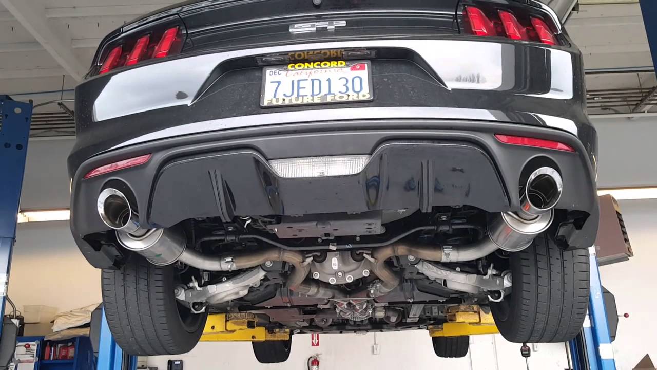 15 Mustang gt ROUSH axleback +CORSA2XPIPE