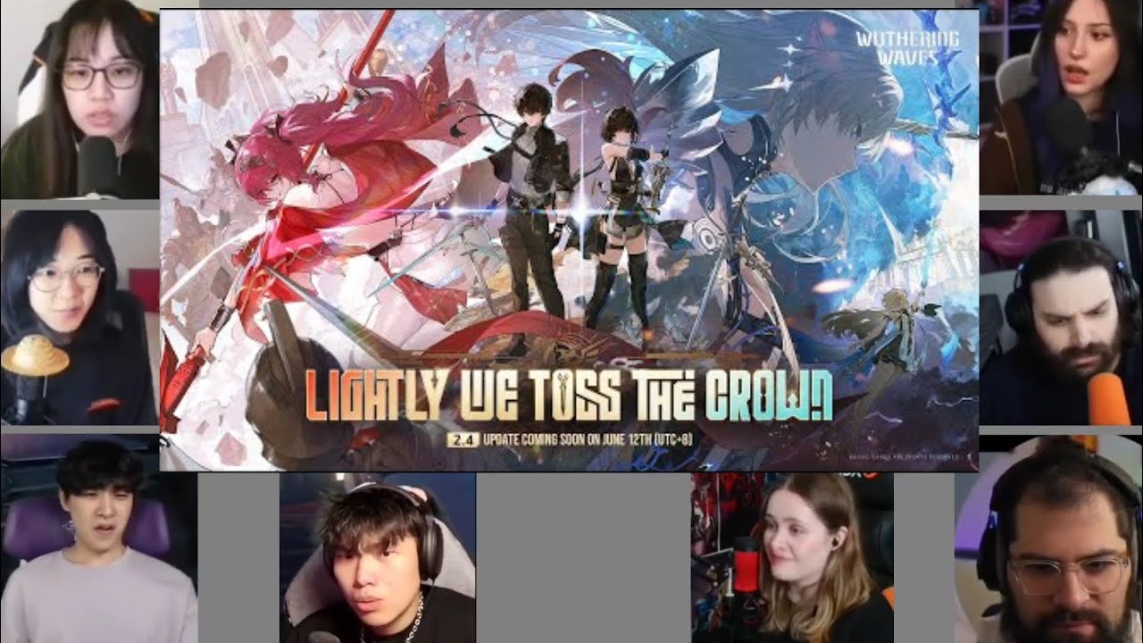 Wuthering Waves Version 2.4 Official Trailer | Lightly We Toss the Crown | REACTION MASHUP